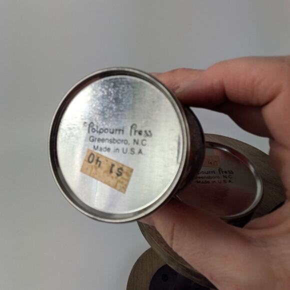 Vtg Miniature Christmas Tins Forest Animals Tree 2" Holiday Container Gift Box - Picture 7 of 12